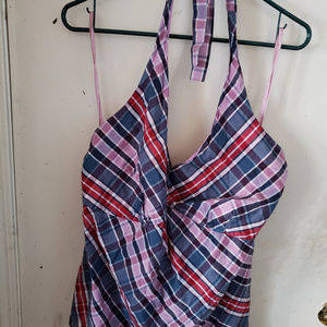 Old Navy Pink/Navy Halter